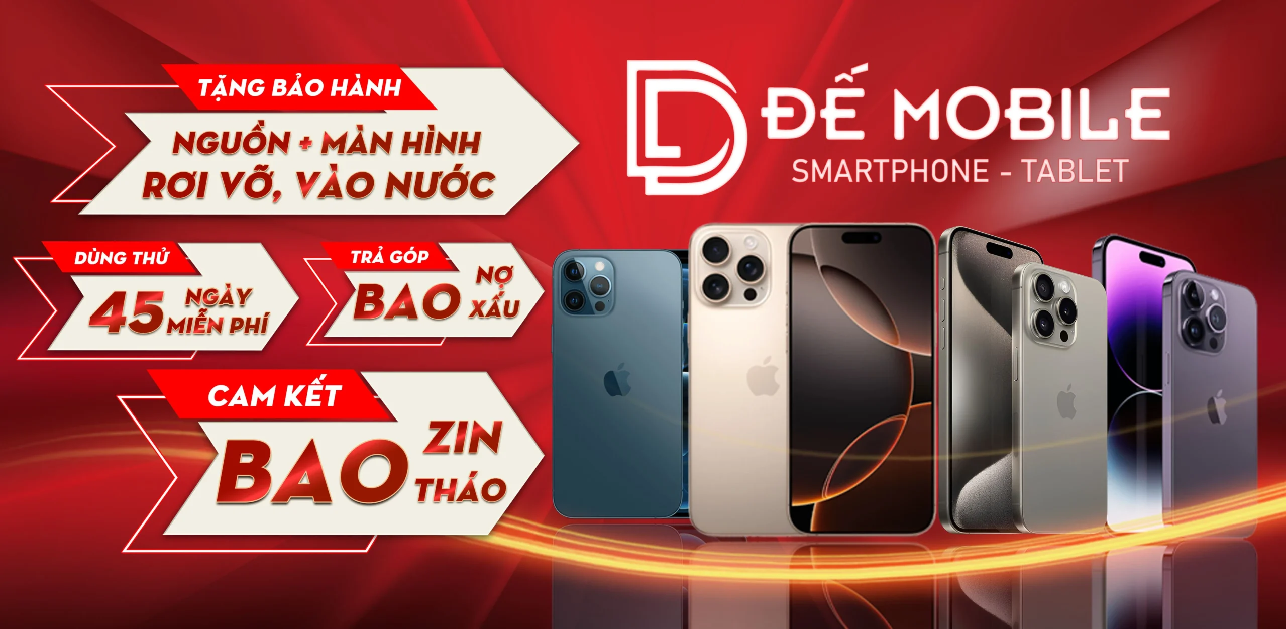 Banner iphone cũ mới Đế Mobile Biên Hòa Long Khánh Thủ Đức